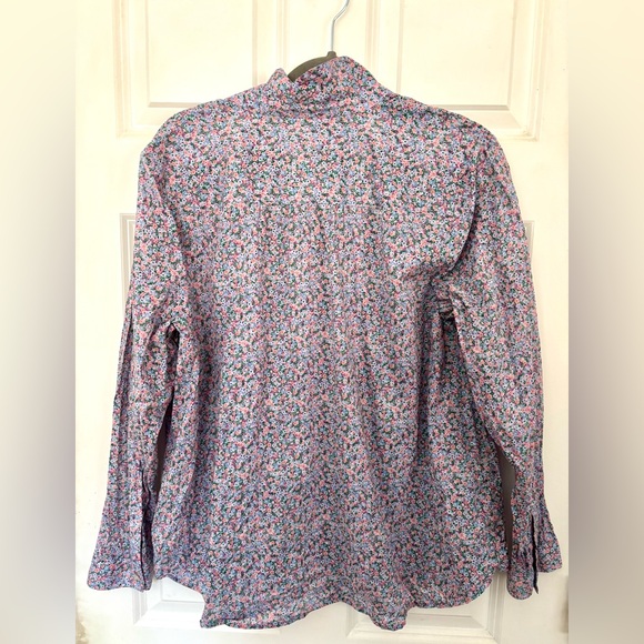 J.Jill L Cottagecore Floral 100% Cotton Button Down EUC - Picture 3 of 6